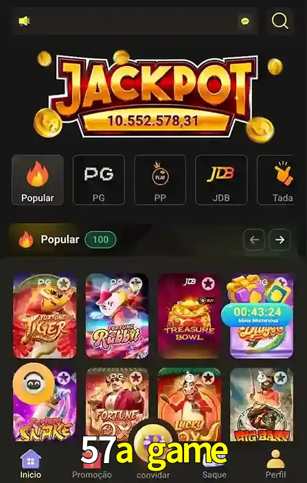 Promoções Especiais no 57a game App