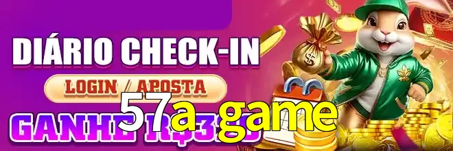 Captura da interface do 57a game com cassino, destacando a diversidade de jogos.